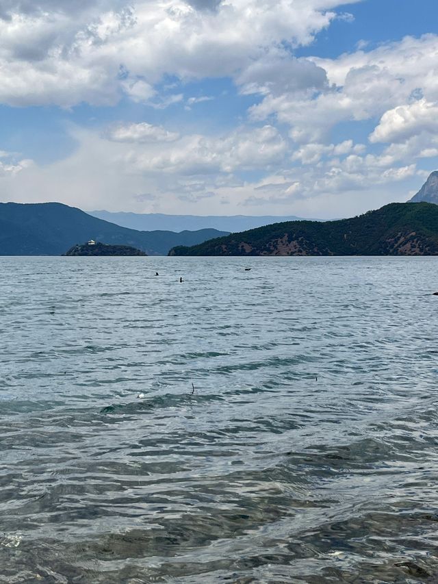 泸沽湖水喝咯