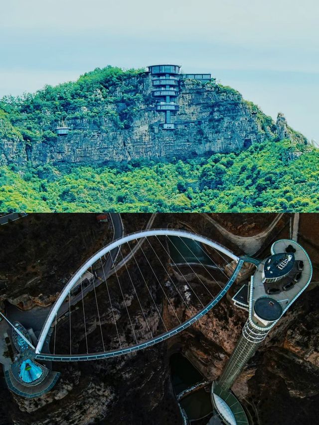我的天…淄博居然還有在懸崖上的酒店