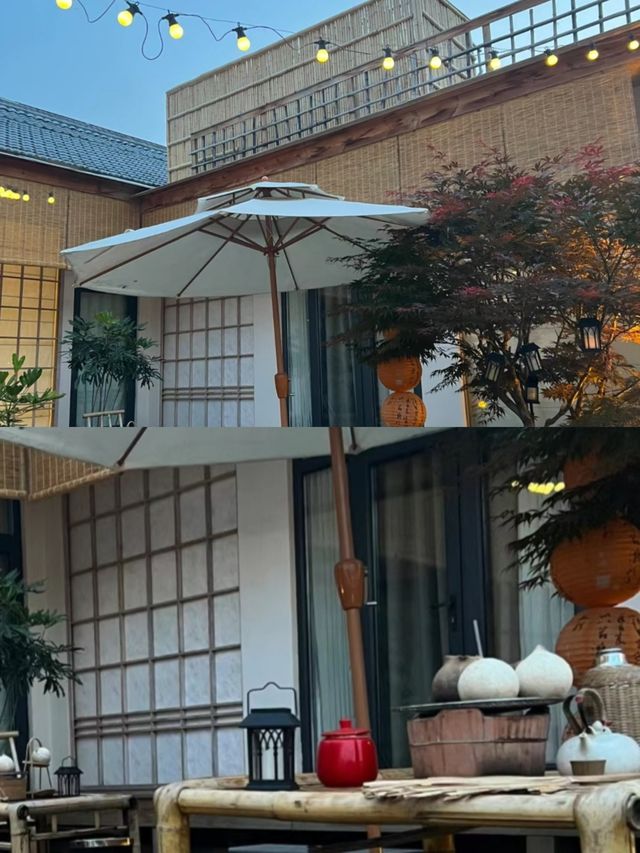 一家既有顏值又能撫貓的私湯民俗北京雲蘇里私湯溫泉民宿。