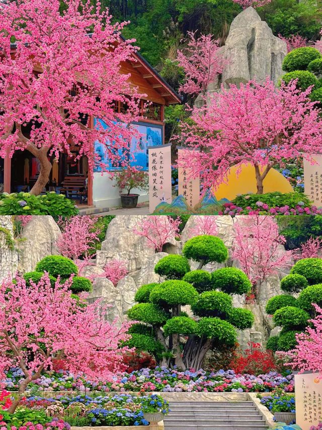 隱形山莊那精彩的美景。