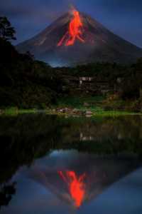 在巴圖欣賞印尼最美火山