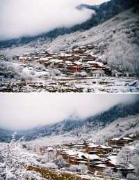 睡進森林雪山下的藏式宅邸