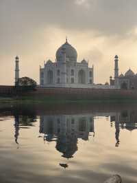 🇮🇳 Taj Mahal from the Lake! 🌅