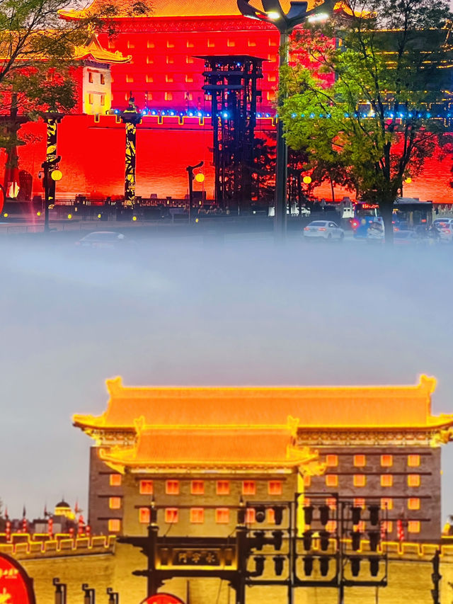 🌆✨ Xi’an City Wall After Dark – A Night to Remember!