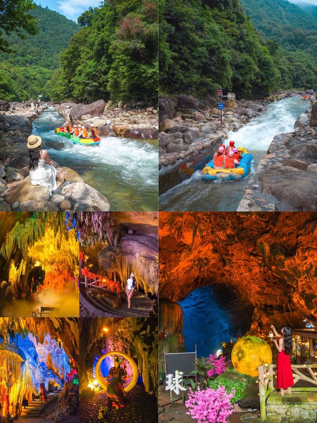來郴州莽山漂流先別急住走，附近洞穴餐廳正到爆