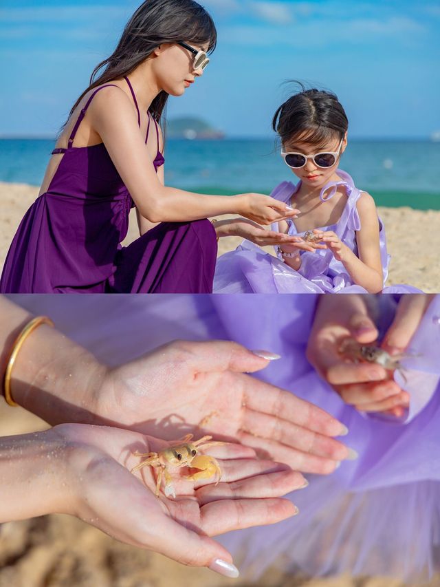 天域親子新玩法上線！沙灘捉蟹 全員上鈎