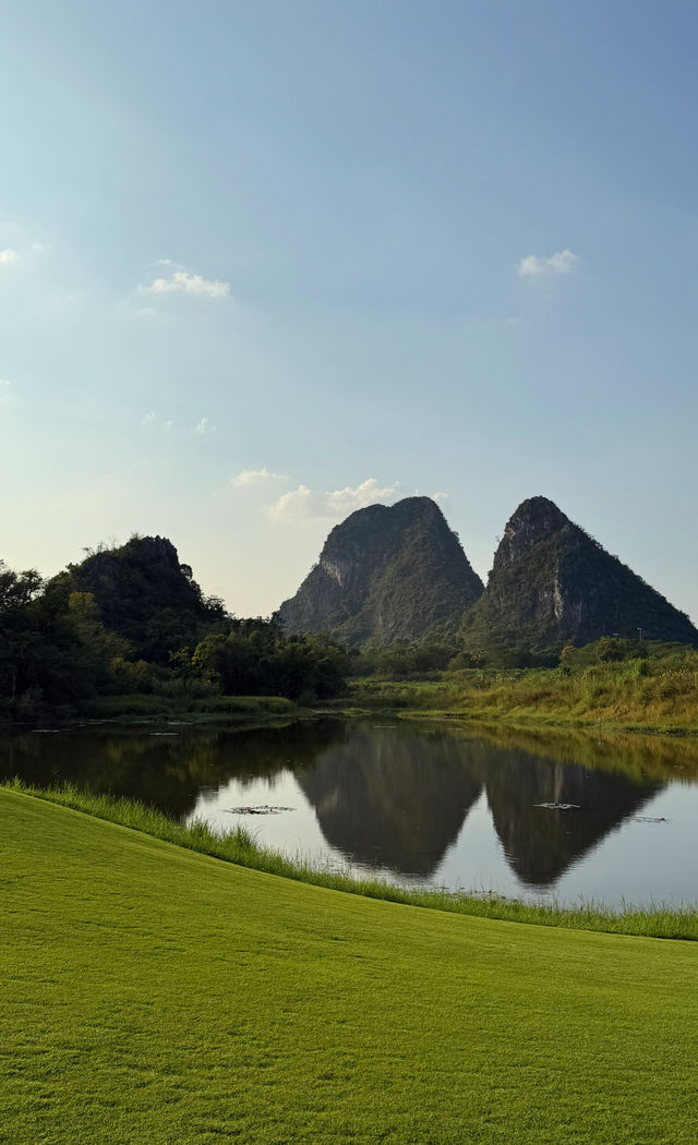 桂林被取締的高爾夫球場，搖身一變成風景絕美的休閒公園！