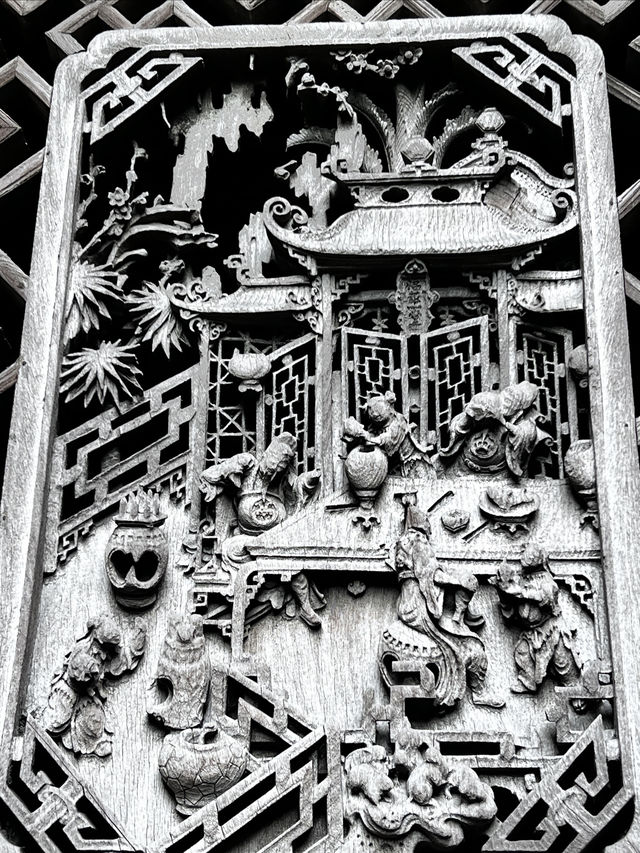 探秘黃山八面廳雕刻 探秘黃山八面廳雕刻