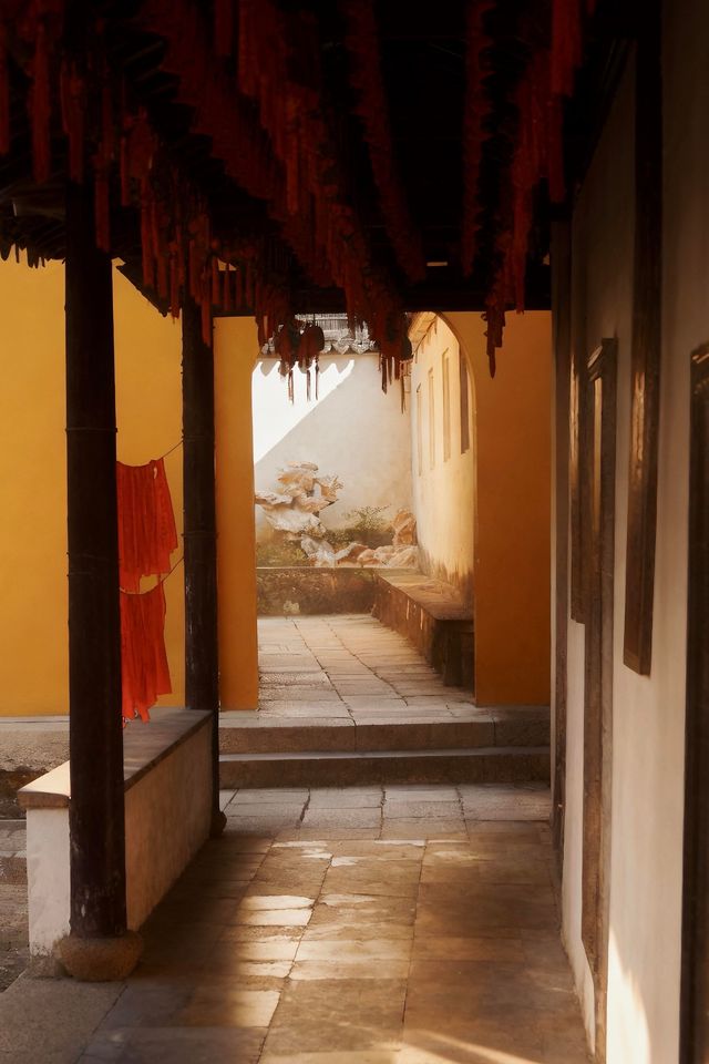 常熟｜興福禪寺紅楓，才是江南秋色的天花板！