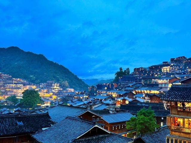 千戶苗寨找到一家特別適合拍照的民宿