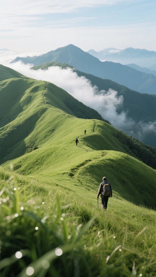 徒步武功山看星河 徒步武功山看星河