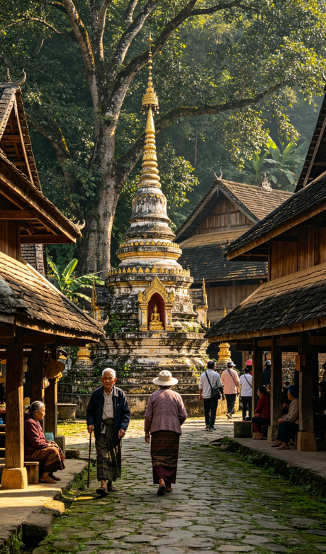 Wengji Ancient Village, Jingmai Mountain | A real-life Temple Run