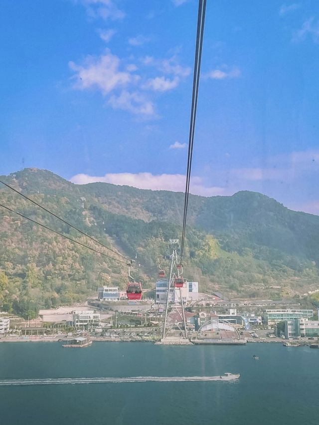 산과 바다를 모두 볼 수 있는 케이블카!