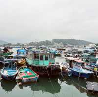 長洲悠閒半日遊,登北眺亭,漫步東灣