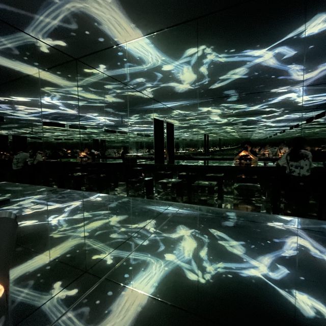 teamlab 打咭拉麵店