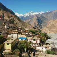 this Lubra Village overlooking Kali Gandaki riverbed, 