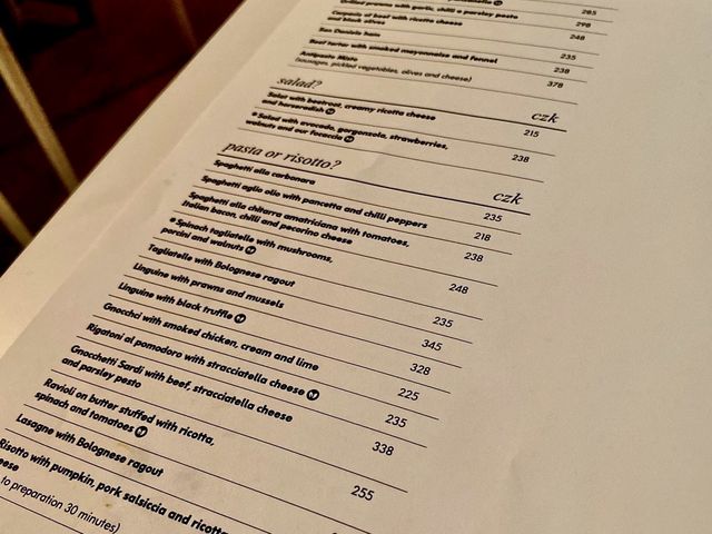 Pasta Fresca! - Prague, Czech Republic 