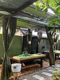 방콕에서 독특한 마사지샵 소개드려요, Massage in garden🌿