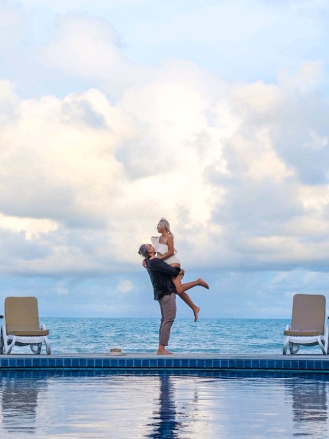 ลากแฟนไปนอนpool villa ติดหาดที่เกาะสมุย