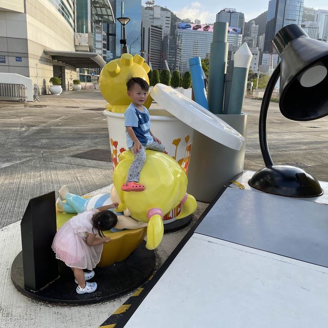 灣仔金紫荊廣場，親子活動