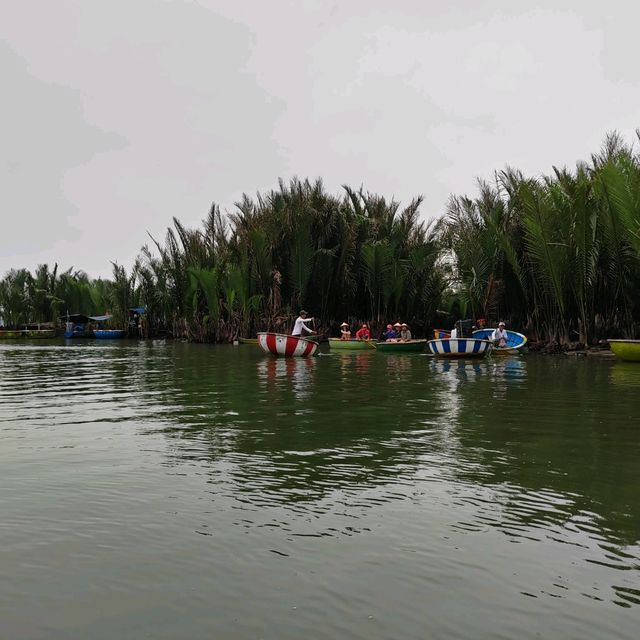 Cam Thanh Coconut Village - basket boat riding