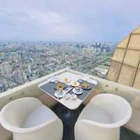曼谷彩虹雲霄酒店Baiyoke Sky Hotel🩷高樓景觀餐廳享受佳餚與曼谷不夜城