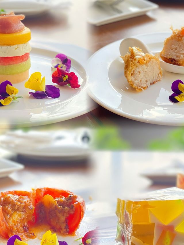 灣景國際酒店🎨全新🎨繽紛tea set☕️
