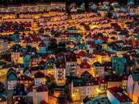 Exploring a beautiful colorful town in Bergen