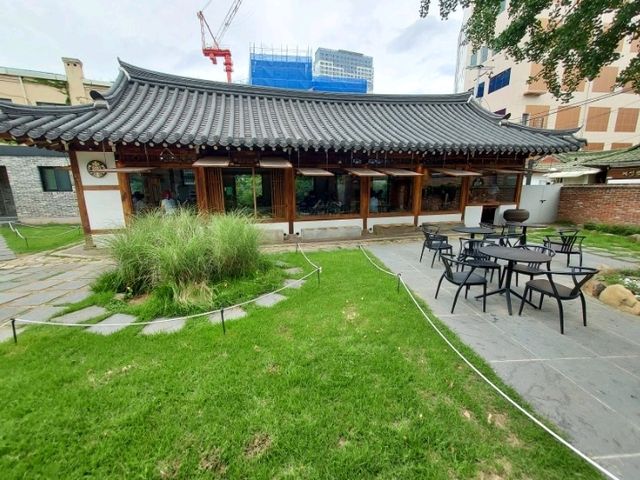 A  traditional Hanok Starbucks at Daegu