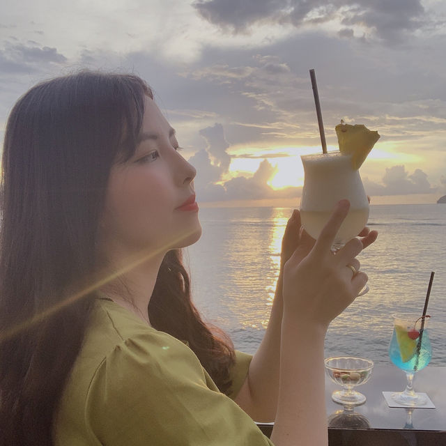 코타키나발루 세계 3대 석양 핑크하늘💜