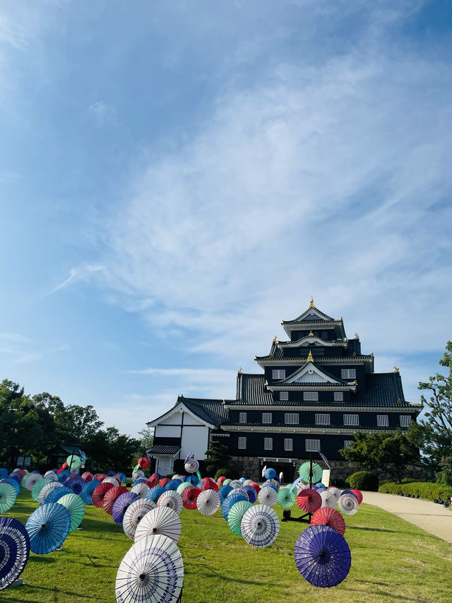 【岡山県】漆黒の天守が美しい岡山城