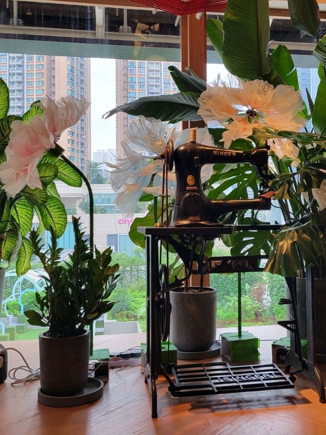 懷舊衣車織線主題編織出現代時尚的酒樓🧵