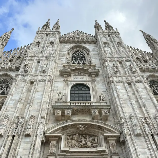 Iconic landmark in Milan, Italy