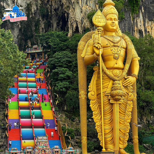 🇲🇾 Ascend to Awe-Inspiring Views at Batu Caves Temple