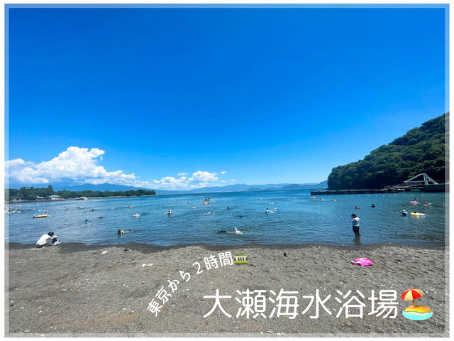 【静岡】穴場海水浴場⛱️大瀬崎