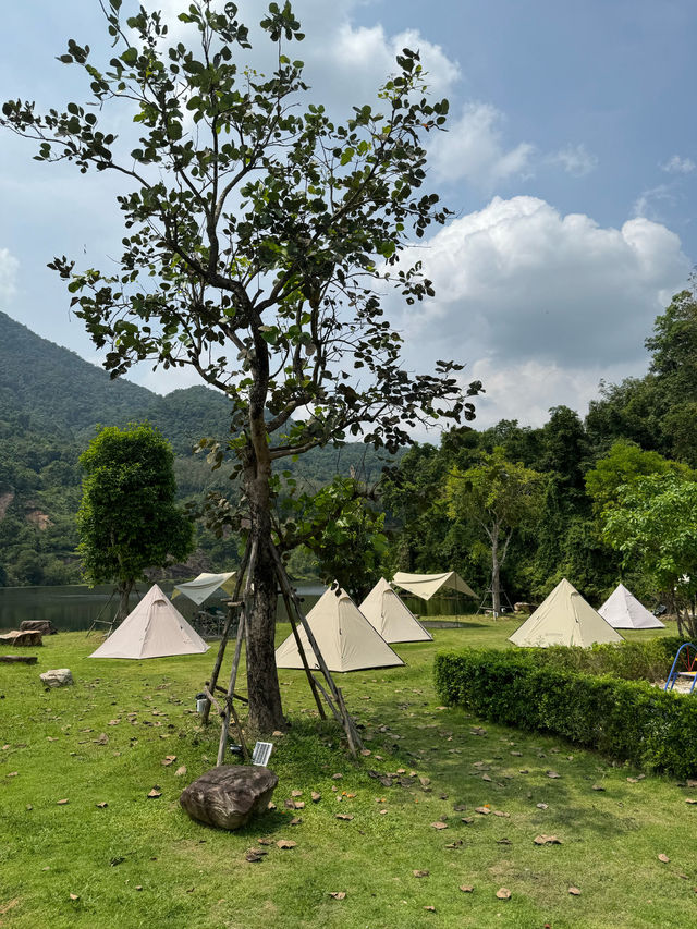 เปี่ยมสุขแกลมปิ้ง | จ.นครศรีธรรมราช 🛖⛰️🌳🌦️
