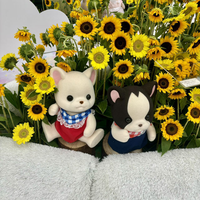 【梅田】1万7000本のひまわりとシルバニアファミリーがくれる幸せ💖