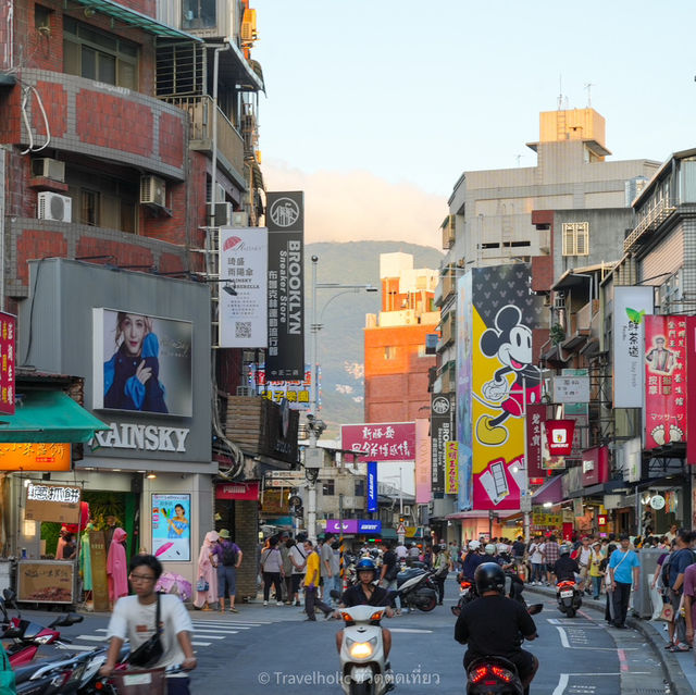"Tamsui ตั้นสุ่ย"จุดชมวิวพระอาทิตย์ตก ไทเป