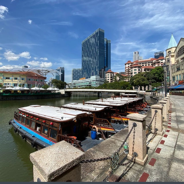  Exploring 🇸🇬 Scenic Day at Clarke Quay and River Valley