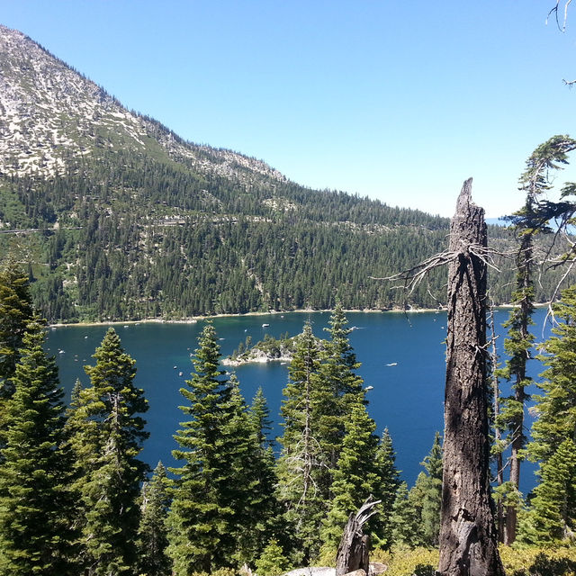 Discover the Famous Scenic Lake Tahoe Emerald Bay in Summer 