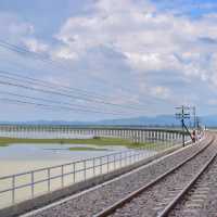 จุดชมวิวทางรถไฟลอยน้ำโคกสลุง