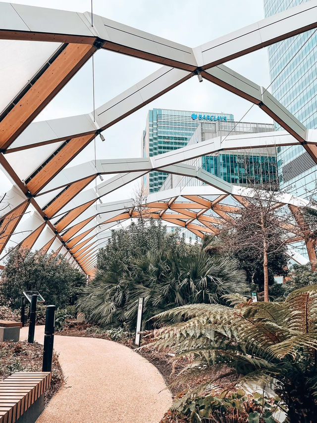 Canary Wharf’s Crossrail Place Roof Garden