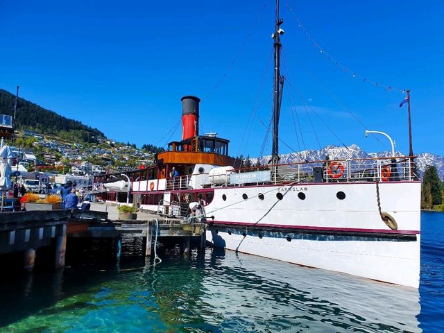 Sailing with TSS Earnslaw to Walter Peak – BBQ, Views & Vibes!🚢