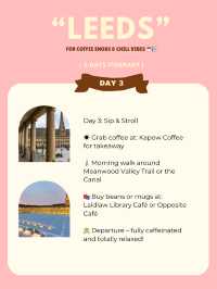 Leeds 3-days itinerary 