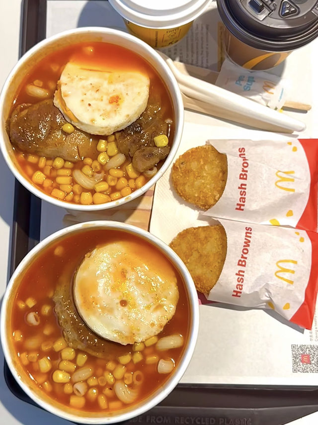 🇭🇰 McDonald’s Tomato Macaroni  — A Must-Try When in Hong Kong!