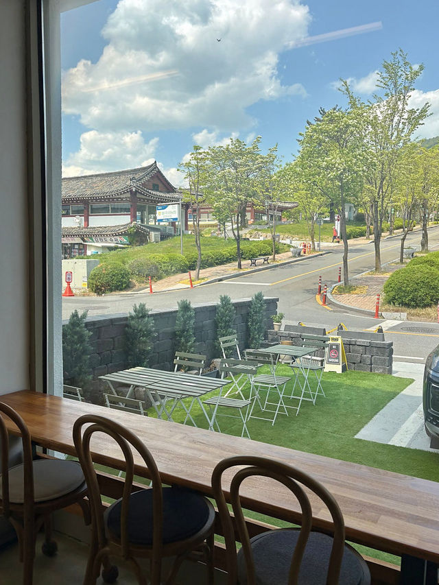 경주 불국사 5분 거리 액자뷰 감성카페 로머스커피☕️