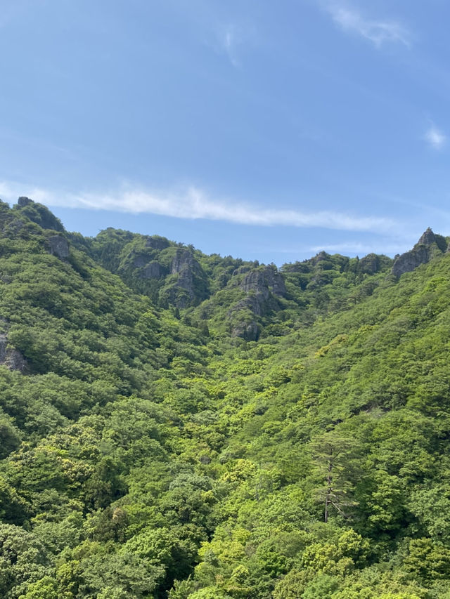 小豆島寒霞溪，日本自然景觀100選之一，十分美的地方！