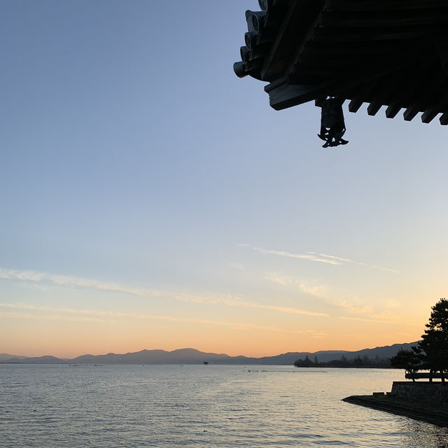 【滋賀🇯🇵】湖に浮かぶ御堂？？