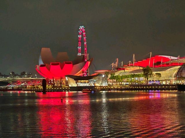 Beautiful Nightview at Marina Bay Sands 