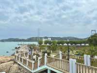 **🌊 汕頭媽嶼島｜絕美海邊木棧道，漫步聽濤，感受潮汕小島的浪漫！**